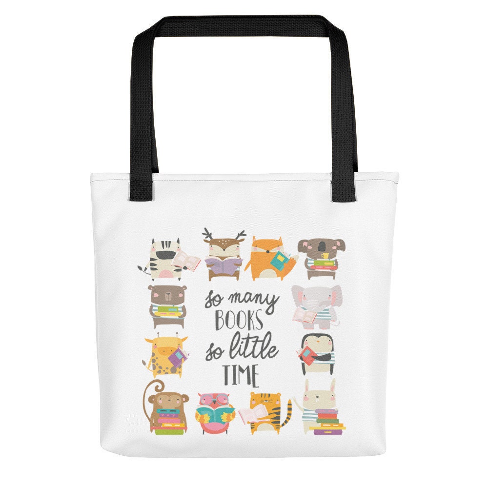 Library Bag, Book Bag, Book Tote