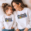 Mama Mini Matching Sweatshirts, Mommy and Me Shirts, Cute Retro Mama Mini Outfit